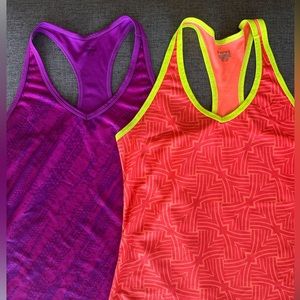 Neon workout tops